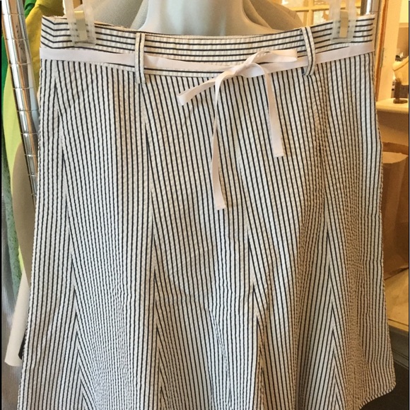 J. Crew Dresses & Skirts - JCrew navy and white cotton ticking